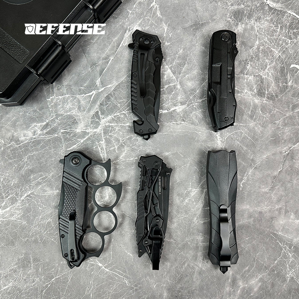 Defence®Defence weapon dagger folding knife 5-piece set