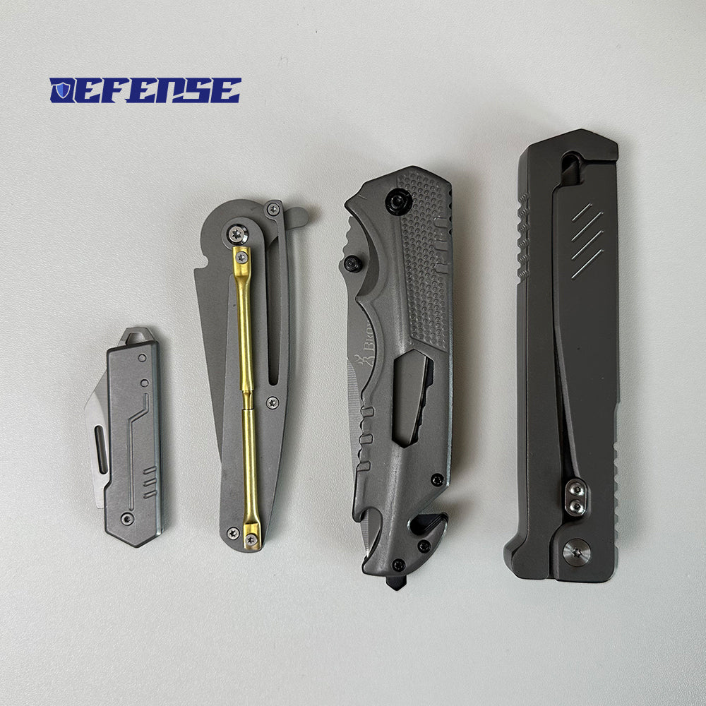 Defence®Outdoor common self-defense weapon folding knife 4-piece set