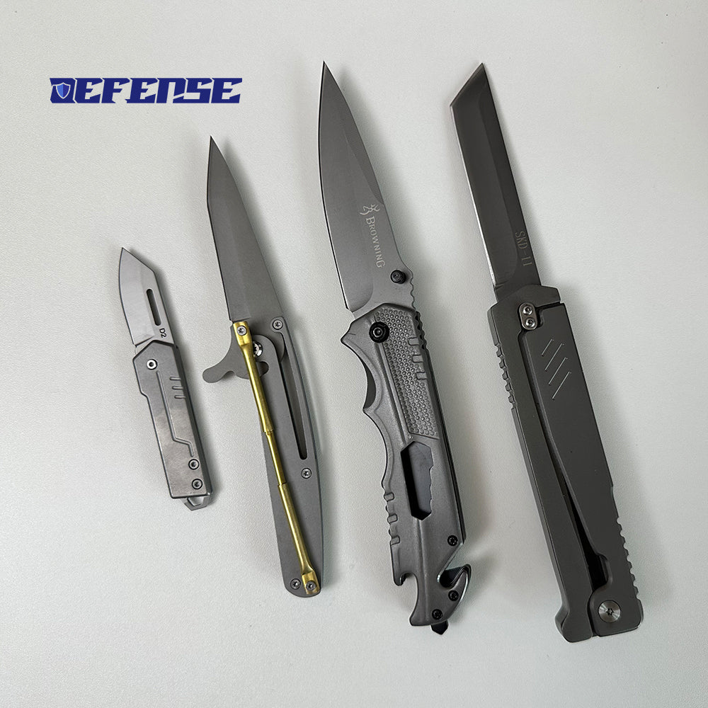 Defence®Outdoor common self-defense weapon folding knife 4-piece set