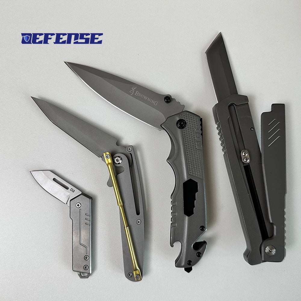 Defence®Outdoor common self-defense weapon folding knife 4-piece set