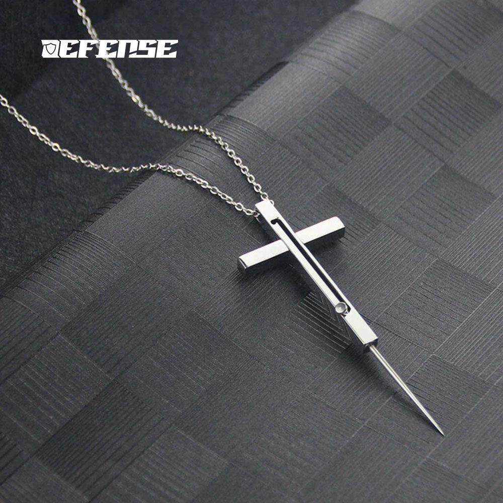 Defence®Cross necklace defense weapon