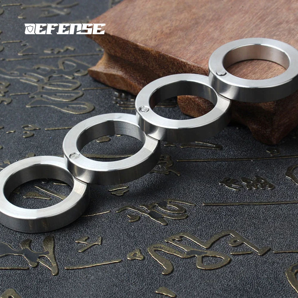 Defence®Knuckle Dusters Defense Weapon RING