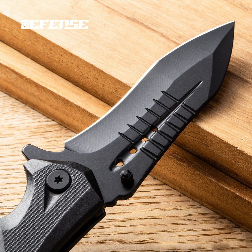 Defence®Multi functional aluminum handle window breaker folding knife