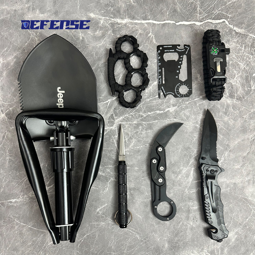 Defence®7-piece set of defense weapons and outdoor survival tools