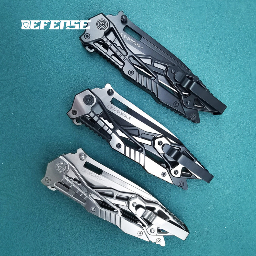 Defence®Multi functional mechanical folding knife-JL60