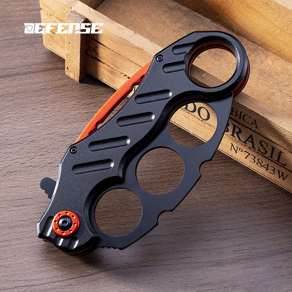 Defence®Knuckle Dusters Multi functional folding knife