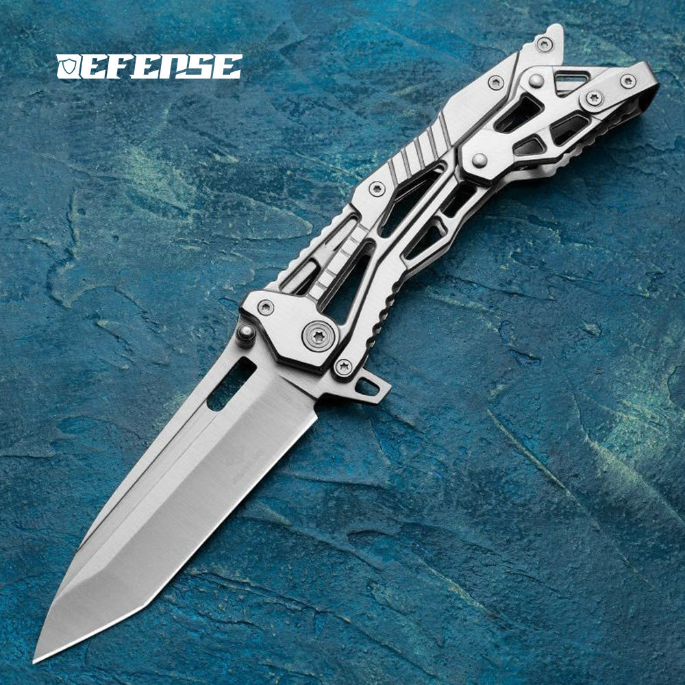 Defence®Multi functional mechanical folding knife-JL60