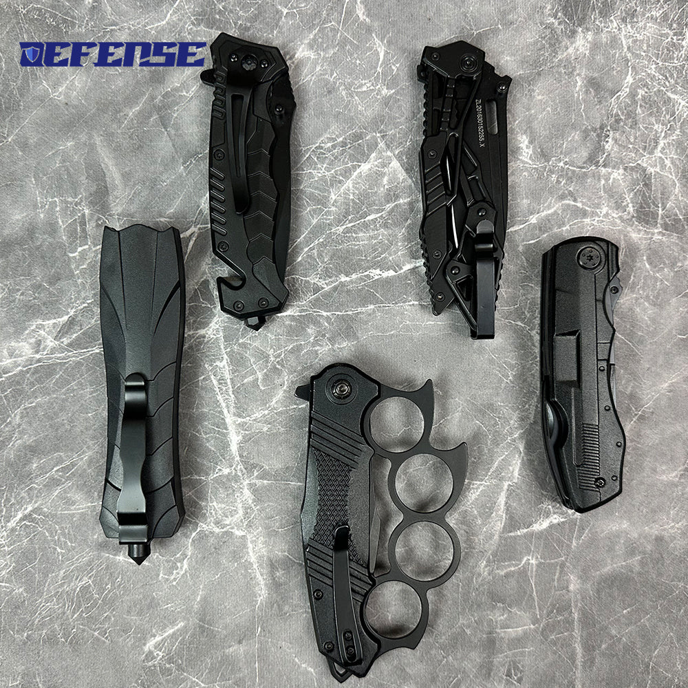 Defence®Defence weapon dagger folding knife 5-piece set